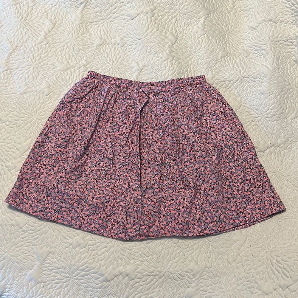 Crewcuts Cotton Floral Skirt with Pockets Size 14